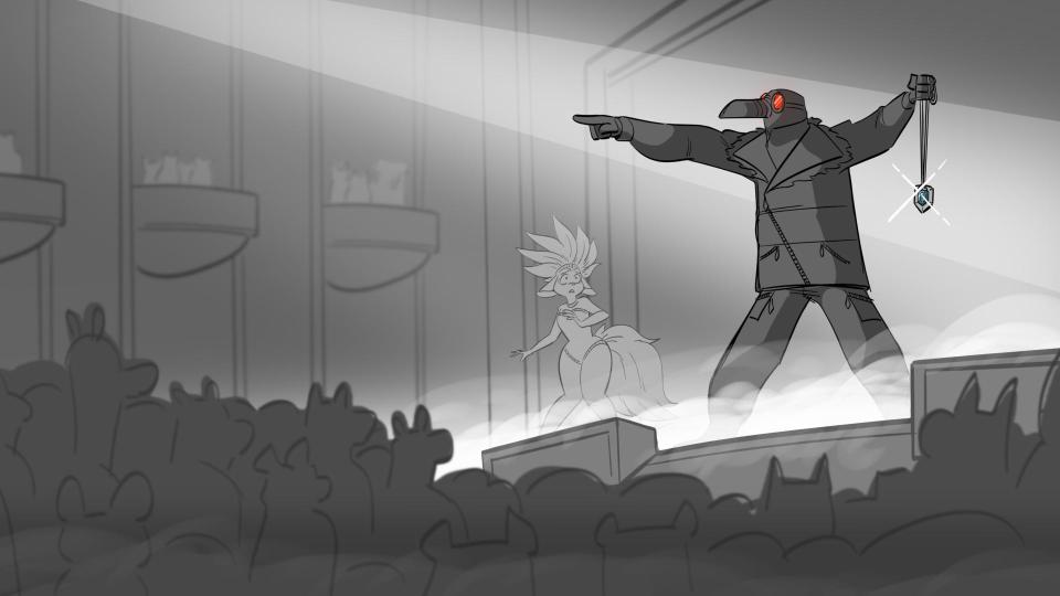 room pitch iron muzzle scary